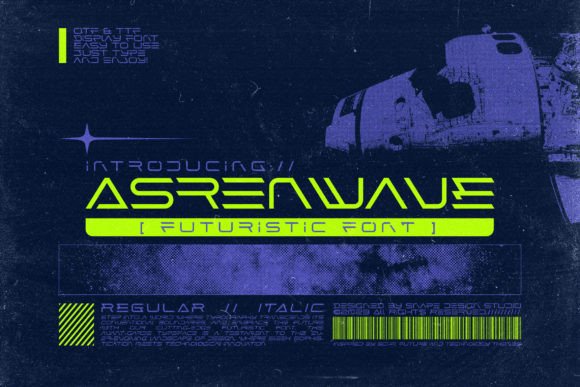 Asrenwave: Redefining Digital Identity Through Futuristic Typography