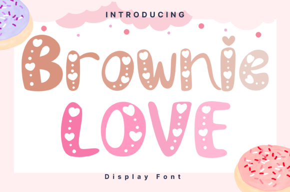 Brownie Love: A Whimsical Font for Modern Design