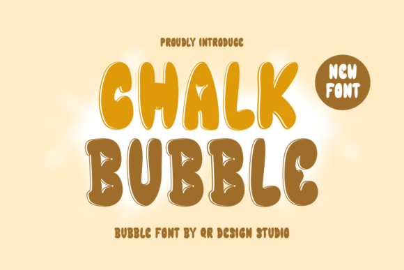 Chalk Bubble: A Joyful Display Font for Creative Designs