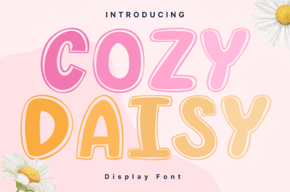 Cozy Daisy: The Whimsical Font for Clean Designs