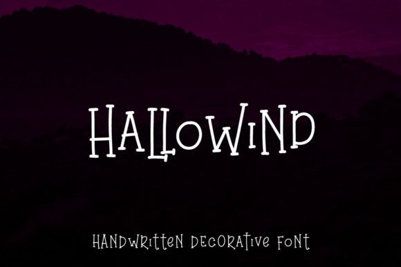Hallowind: The Spooky Display Font for Every Creator