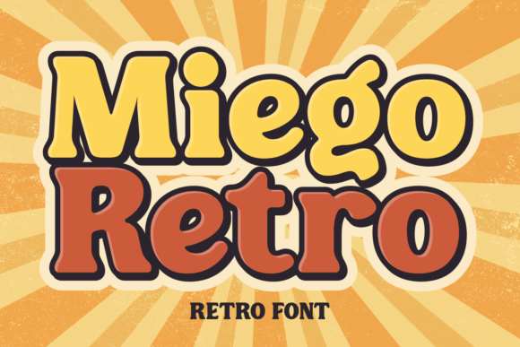Miego Retro: Bold Typography for Creative Projects