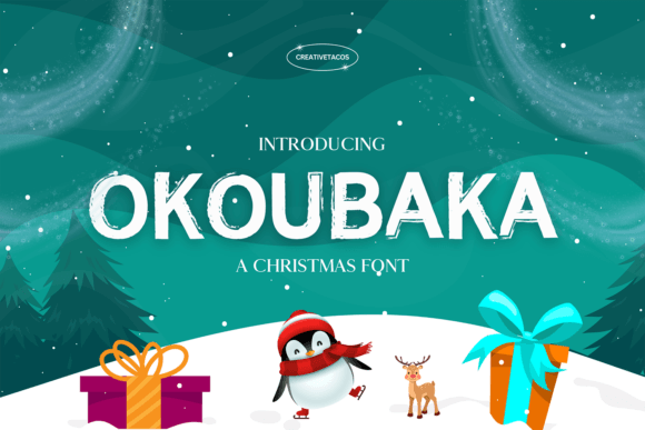 Okoubaka: The Jolly Display Font for Festive Branding