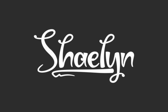 Shaelyn: A Magical Handwriting Font for Creative Projects