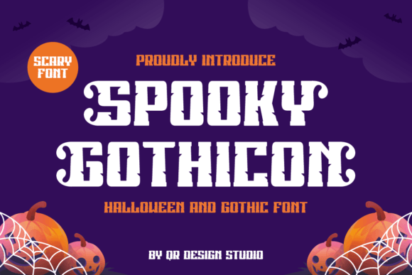 Spooky Gothicon: The Quirky Font That Brings Sweet Spooks to Life