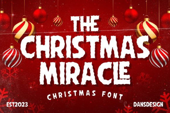 The Christmas Miracle: A Joyful Comic Font