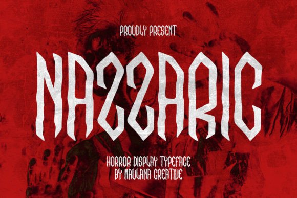 Unleashing Terror: The Definitive Guide to the Nazzaric Horror Display Font