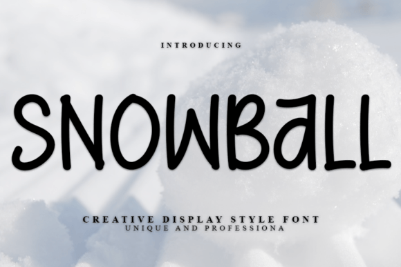 Unlocking Creative Potential with the Snowball Display Font