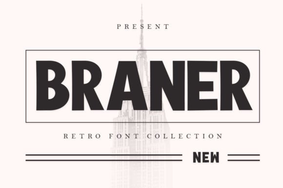 Why Braner Is the Vintage Display Font Your Next Project Needs